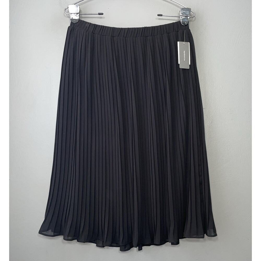 Halo Skirt Size Medium Black Dark Romantic Pleated Chiffon Whimsigoth Goth Fairy